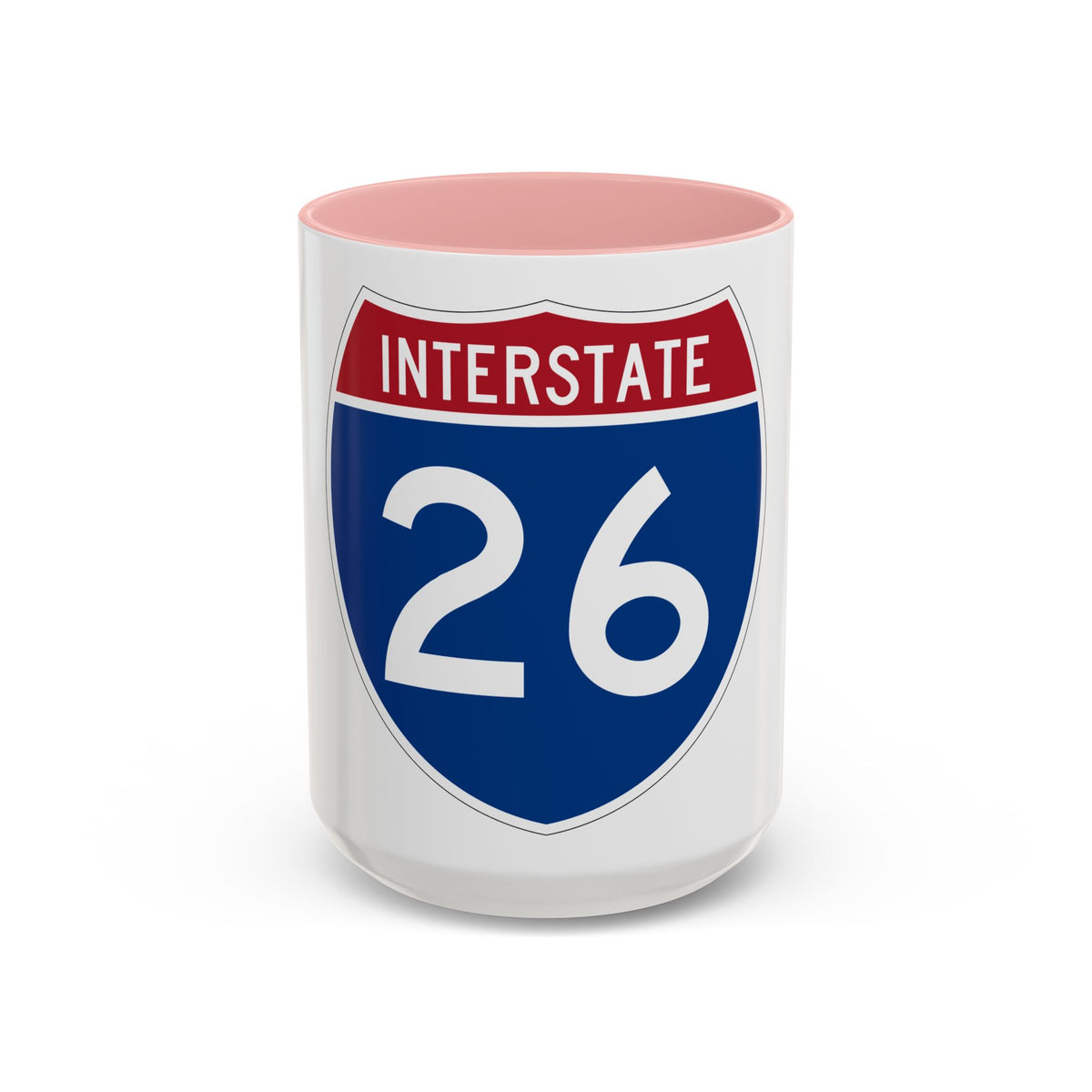 Interstate 26 (U.S. Highways) Accent Coffee Mug