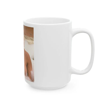 Julie Newmar #468 - Topless (Vintage Female Icon) White Coffee Mug-Go Mug Yourself