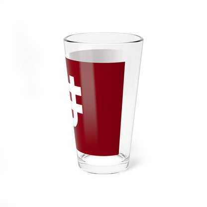Flag of Tanashi Tokyo 1967-2001 (Japan) Pint Glass 16oz