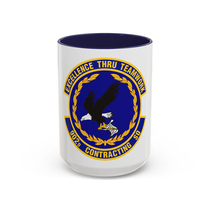 902d Contracting Squadron (U.S. Air Force) Accent Coffee Mug