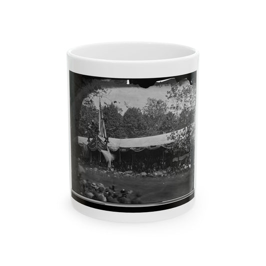 Washington, D.C. View In Front Of Presidential Reviewing Stand (U.S. Civil War) White Coffee Mug