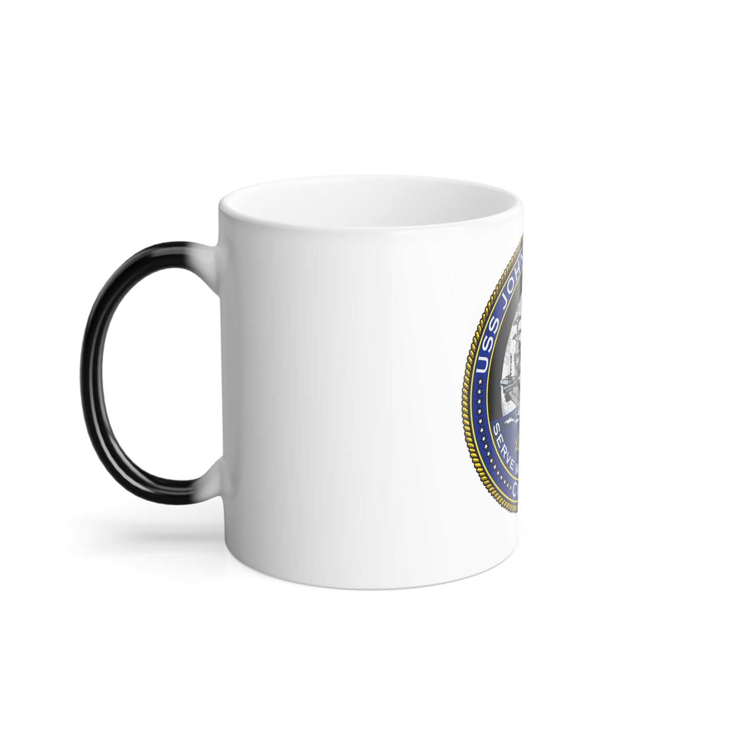 USS JOHN F KENNEDY CVN 79 (U.S. Navy) Color Changing Mug 11oz