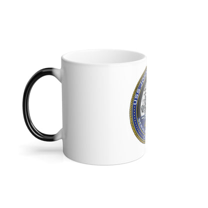USS JOHN F KENNEDY CVN 79 (U.S. Navy) Color Changing Mug 11oz