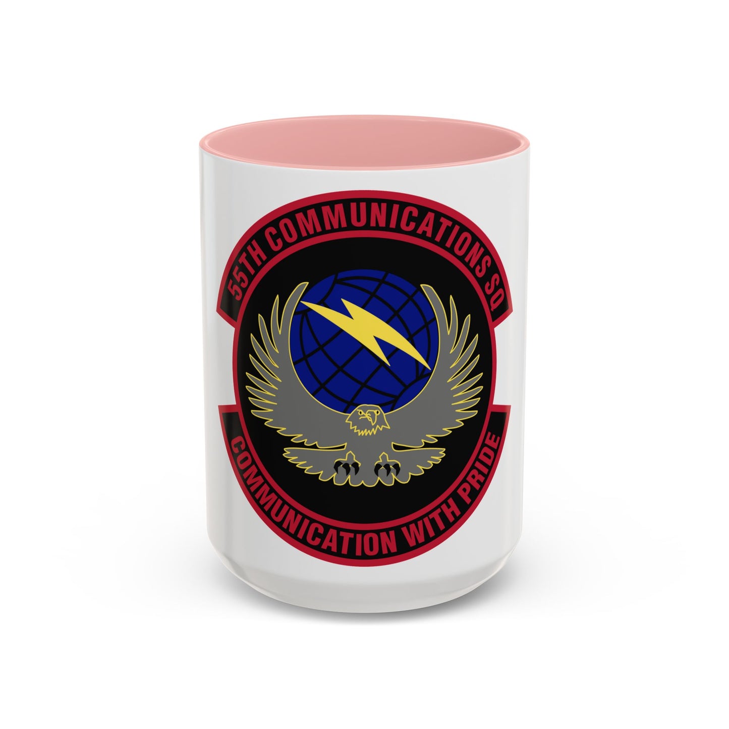 55th Communications Squadron (U.S. Air Force) Accent Coffee Mug