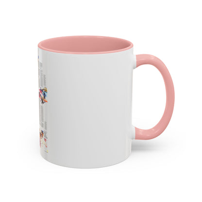 USA - Mid-Atlantic States 2 (1976) (Map) Accent Coffee Mug