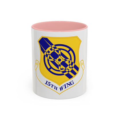 15th Wing (U.S. Air Force) Accent Coffee Mug