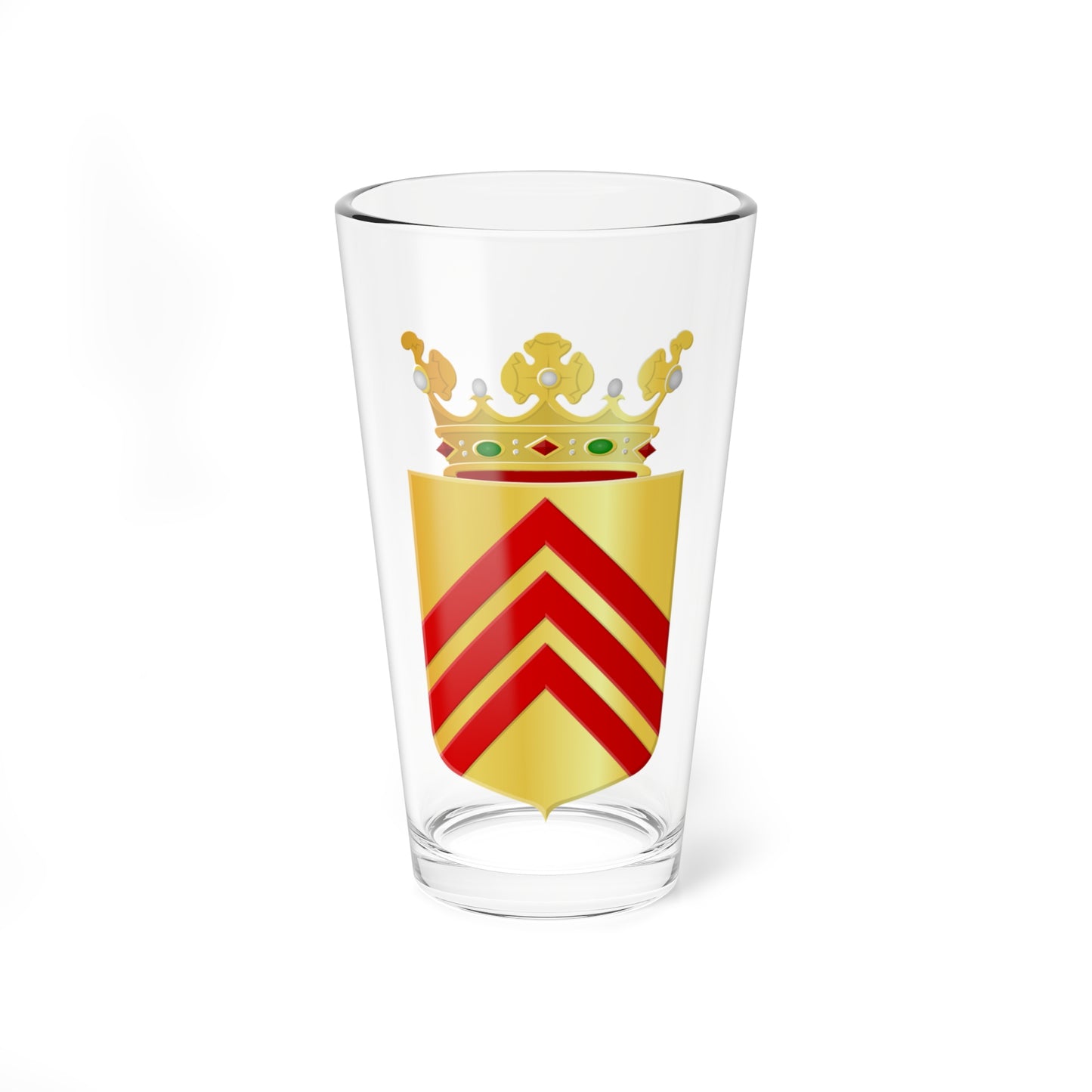 Coat of arms of Voorst (Netherlands) (Coat of Arms) Pint Glass 16oz