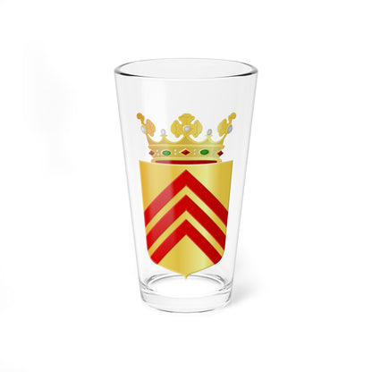 Coat of arms of Voorst (Netherlands) (Coat of Arms) Pint Glass 16oz