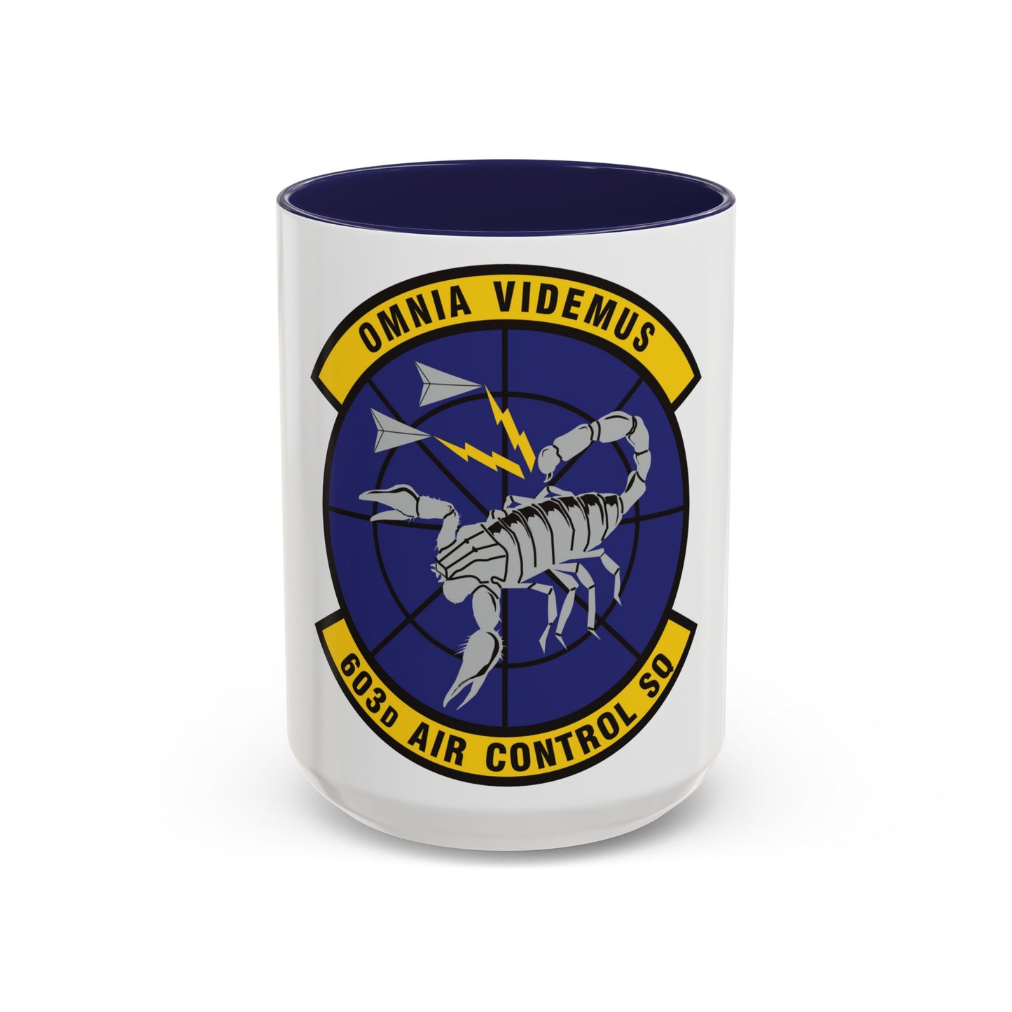 603d Air Control Squadron (U.S. Air Force) Accent Coffee Mug