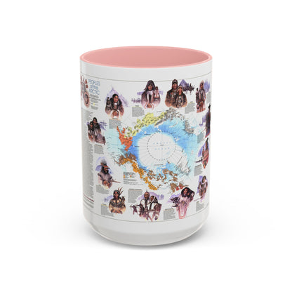 Arctic - Peoples of the (1983) (Map) Accent Coffee Mug