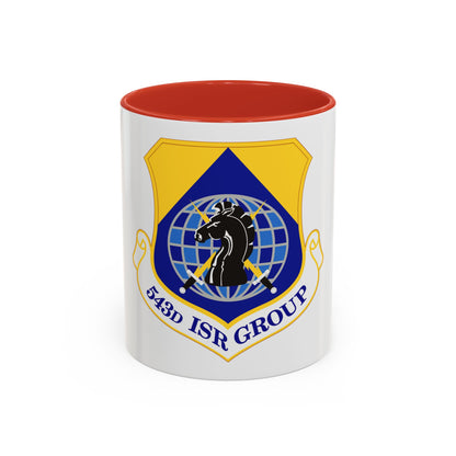 543 Intelligence Surveillance and Reconnaissance Group AFISRA (U.S. Air Force) Accent Coffee Mug