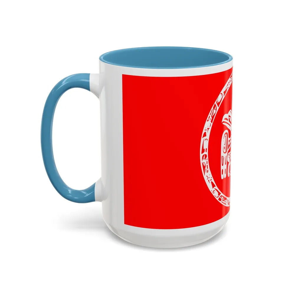 Haida Flag - Accent Coffee Mug-Go Mug Yourself