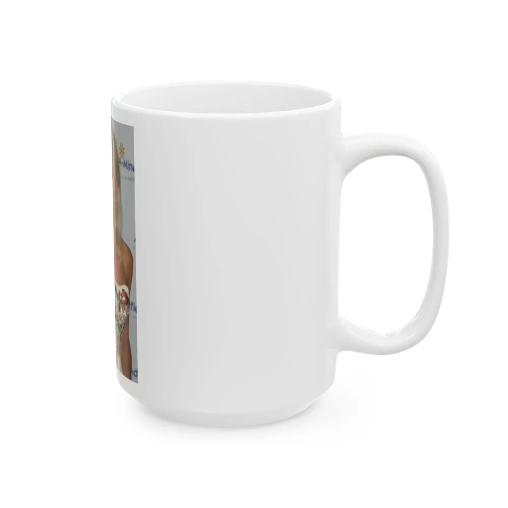 Loni Anderson #01 (Vintage Female Icon) White Coffee Mug-Go Mug Yourself