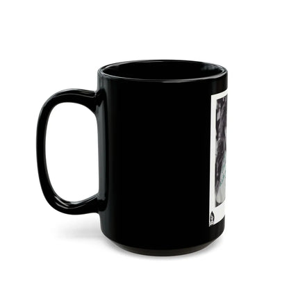 Linda Blair #183 (Vintage Female Icon) Black Coffee Mug-Go Mug Yourself