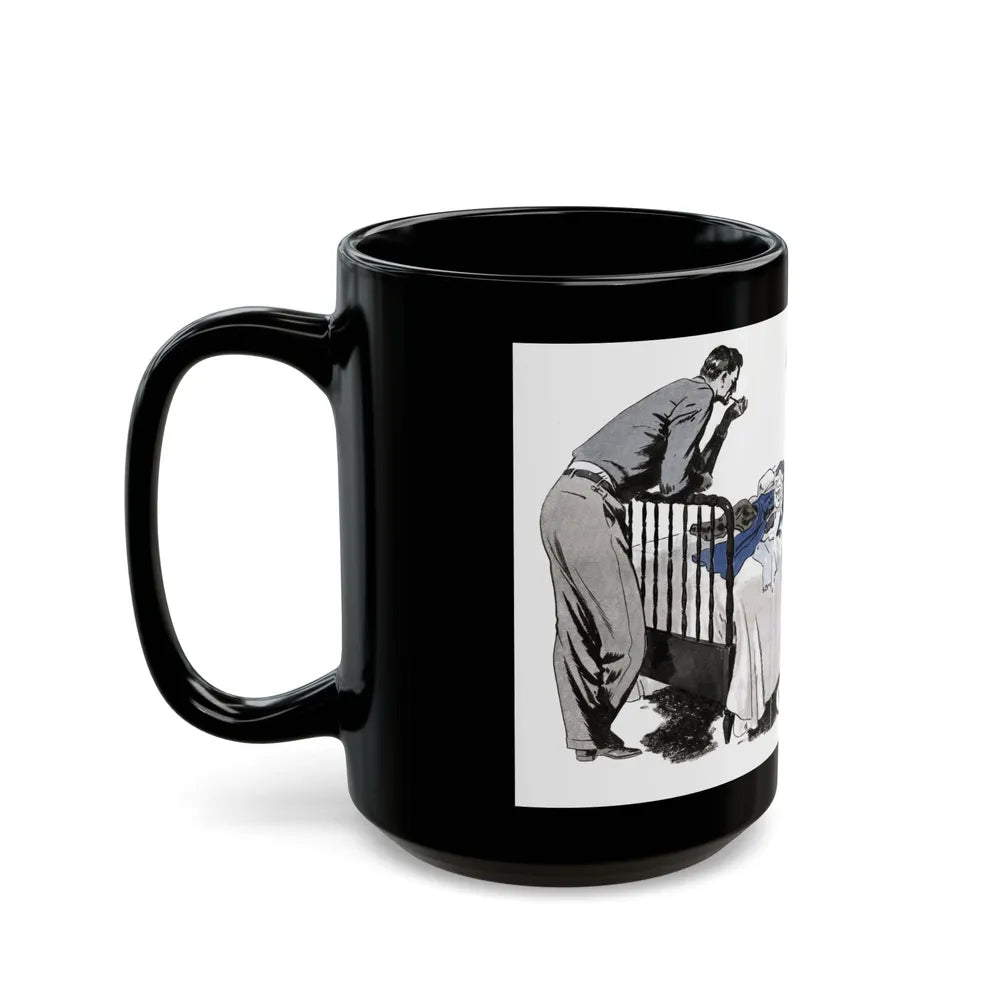 Divine Fire (2), The American Magazine, December 1936 - Black Coffee Mug-Go Mug Yourself