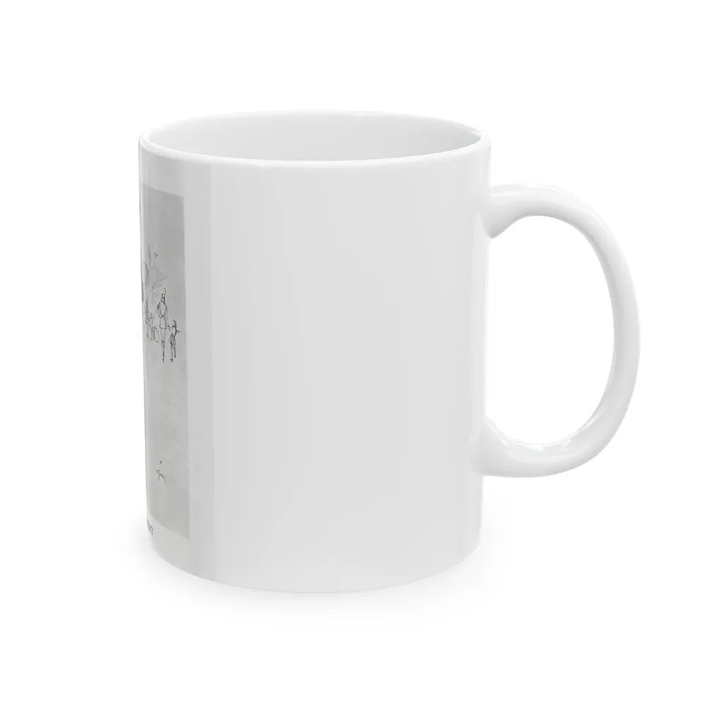 From the Jaye Oliver Archives, Marcelle Chaumont, 1945 - White Coffee Mug-Go Mug Yourself