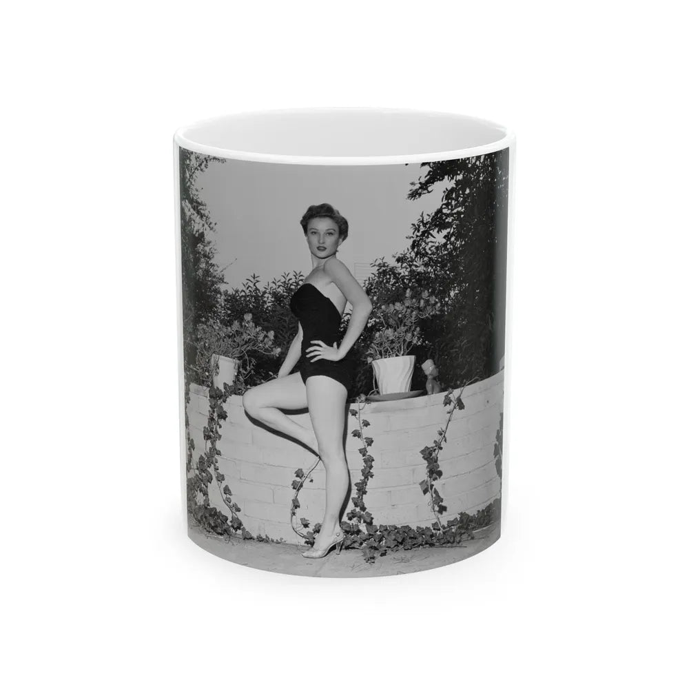 Carol Ohmart #31 (Vintage Female Icon) White Coffee Mug-11oz-Go Mug Yourself