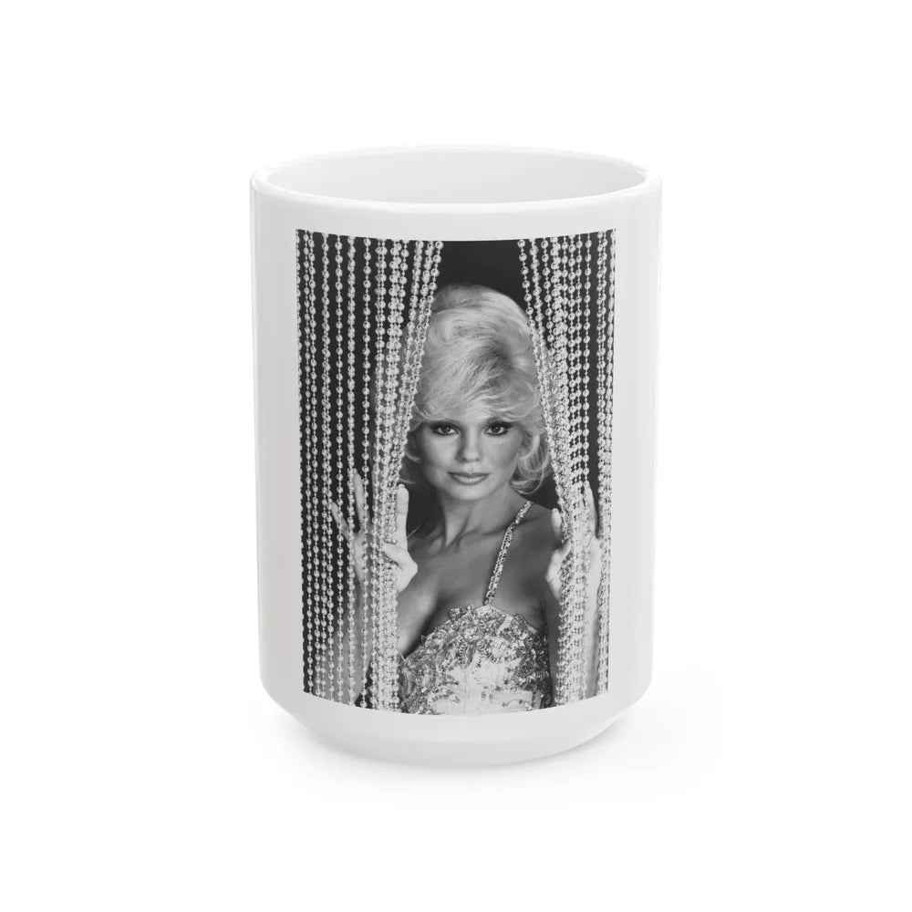 Loni Anderson #70 (Vintage Female Icon) White Coffee Mug-15oz-Go Mug Yourself