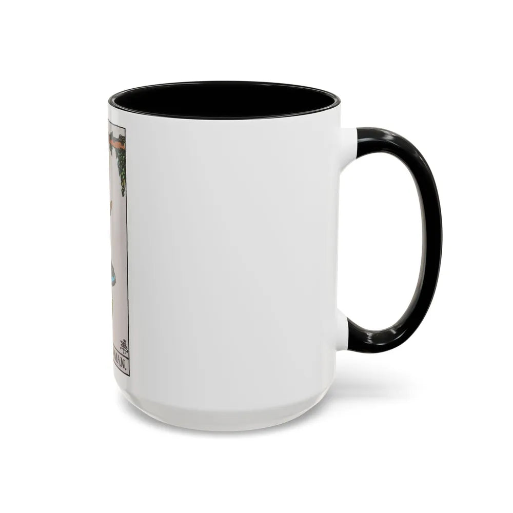 The Hanged Man (Tarot Card) Accent Coffee Mug-Go Mug Yourself