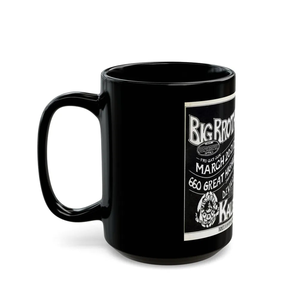 Kaleidoscope - 1970 (Music Poster) Black Coffee Mug-Go Mug Yourself