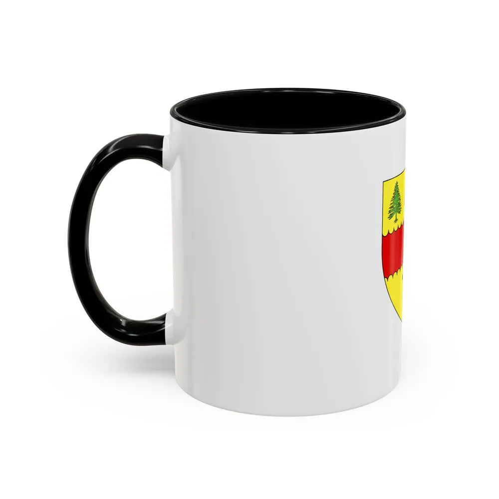 Flag of Chibougamau Canada - Accent Coffee Mug-Go Mug Yourself