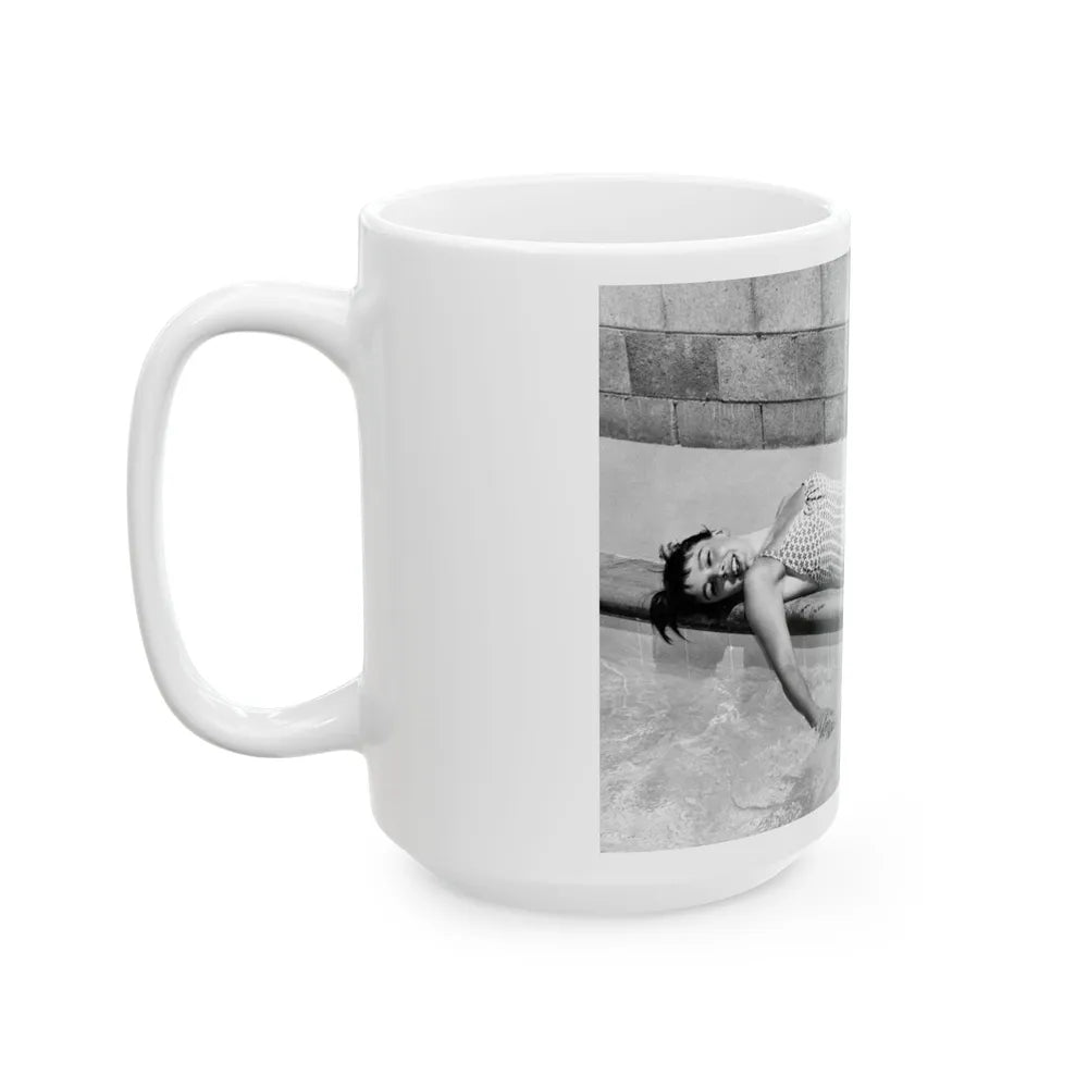 Janet Munro #10 (Vintage Female Icon) White Coffee Mug-Go Mug Yourself