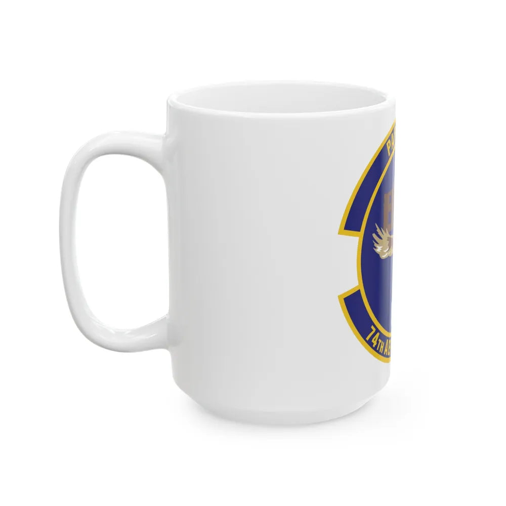 74th Aerial Port Squadron (U.S. Air Force) White Coffee Mug-Go Mug Yourself