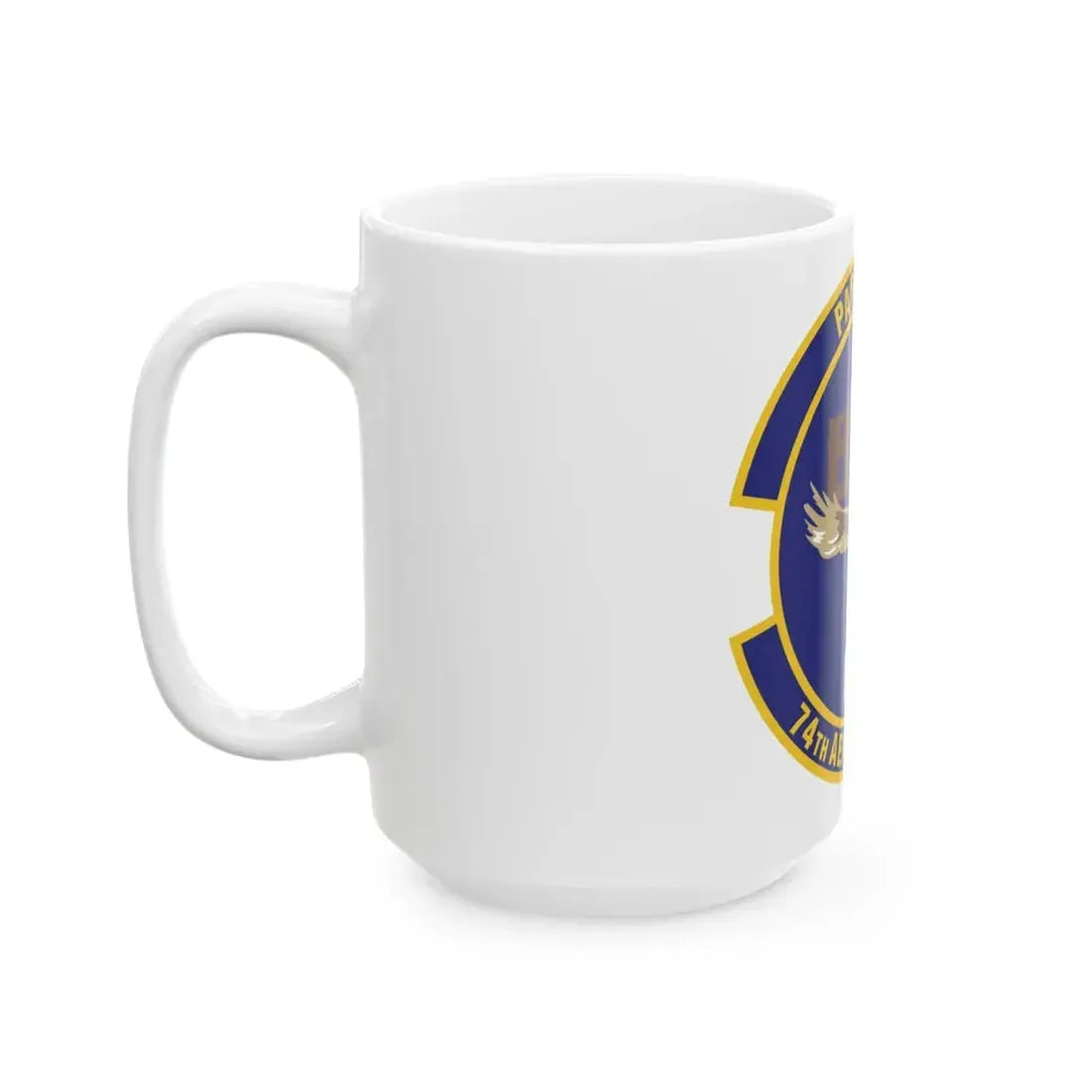 74th Aerial Port Squadron (U.S. Air Force) White Coffee Mug - Go Mug Yourself