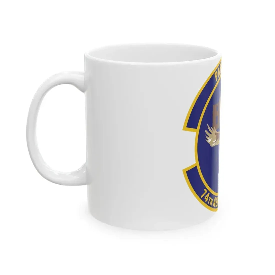 74th Aerial Port Squadron (U.S. Air Force) White Coffee Mug - Go Mug Yourself