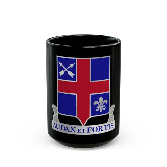 74th Infantry Regiment (U.S. Army) Black Coffee Mug-15oz-Go Mug Yourself