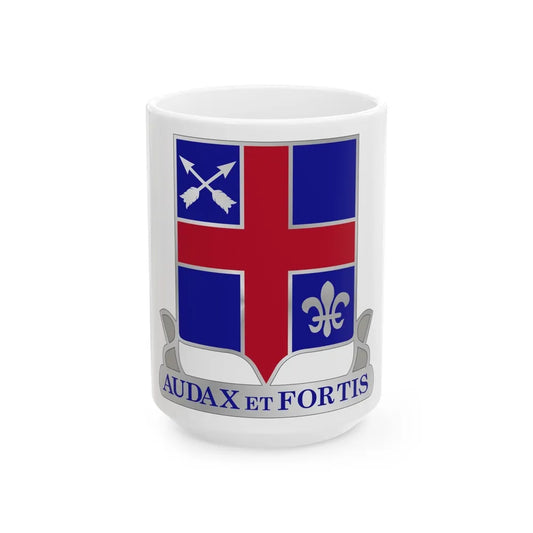 74th Infantry Regiment (U.S. Army) White Coffee Mug-15oz-Go Mug Yourself