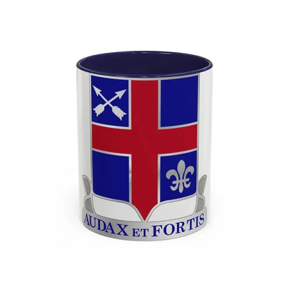 74th Infantry Regiment (U.S. Army) Accent Coffee Mug 11oz Navy - Go Mug Yourself
