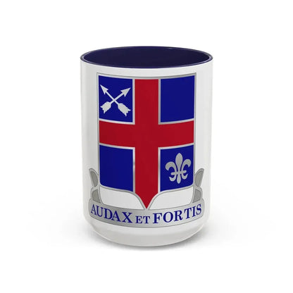 74th Infantry Regiment (U.S. Army) Accent Coffee Mug 15oz Navy - Go Mug Yourself