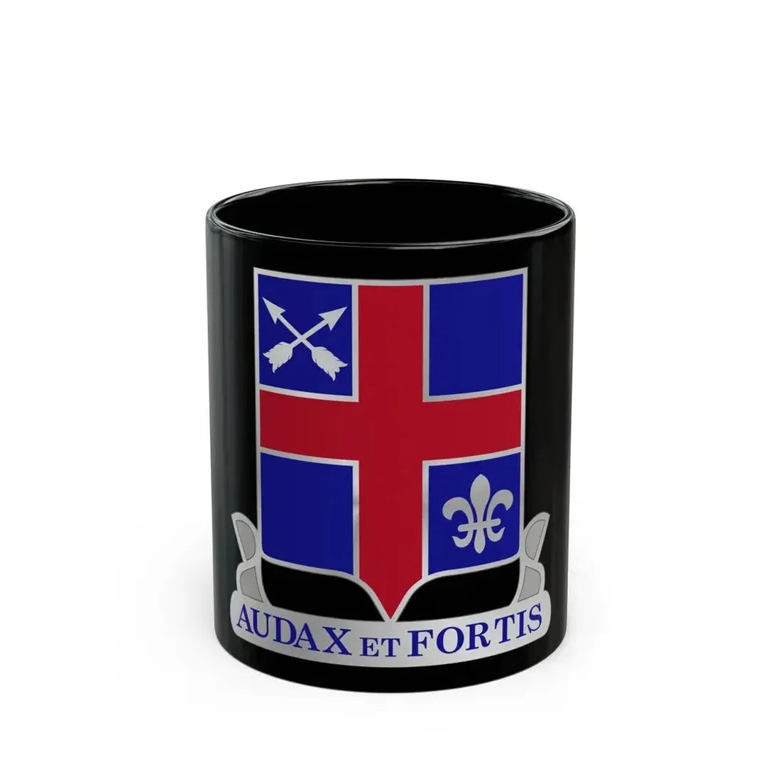 74th Infantry Regiment (U.S. Army) Black Coffee Mug 11oz - Go Mug Yourself