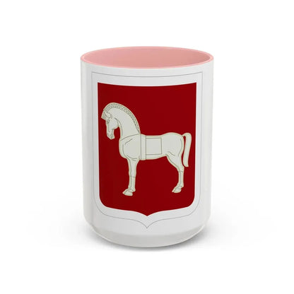 75 Engineer Battalion 2 (U.S. Army) Accent Coffee Mug 15oz Pink - Go Mug Yourself