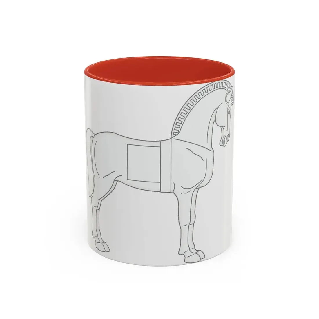 75 Engineer Battalion (U.S. Army) Accent Coffee Mug 11oz Red - Go Mug Yourself