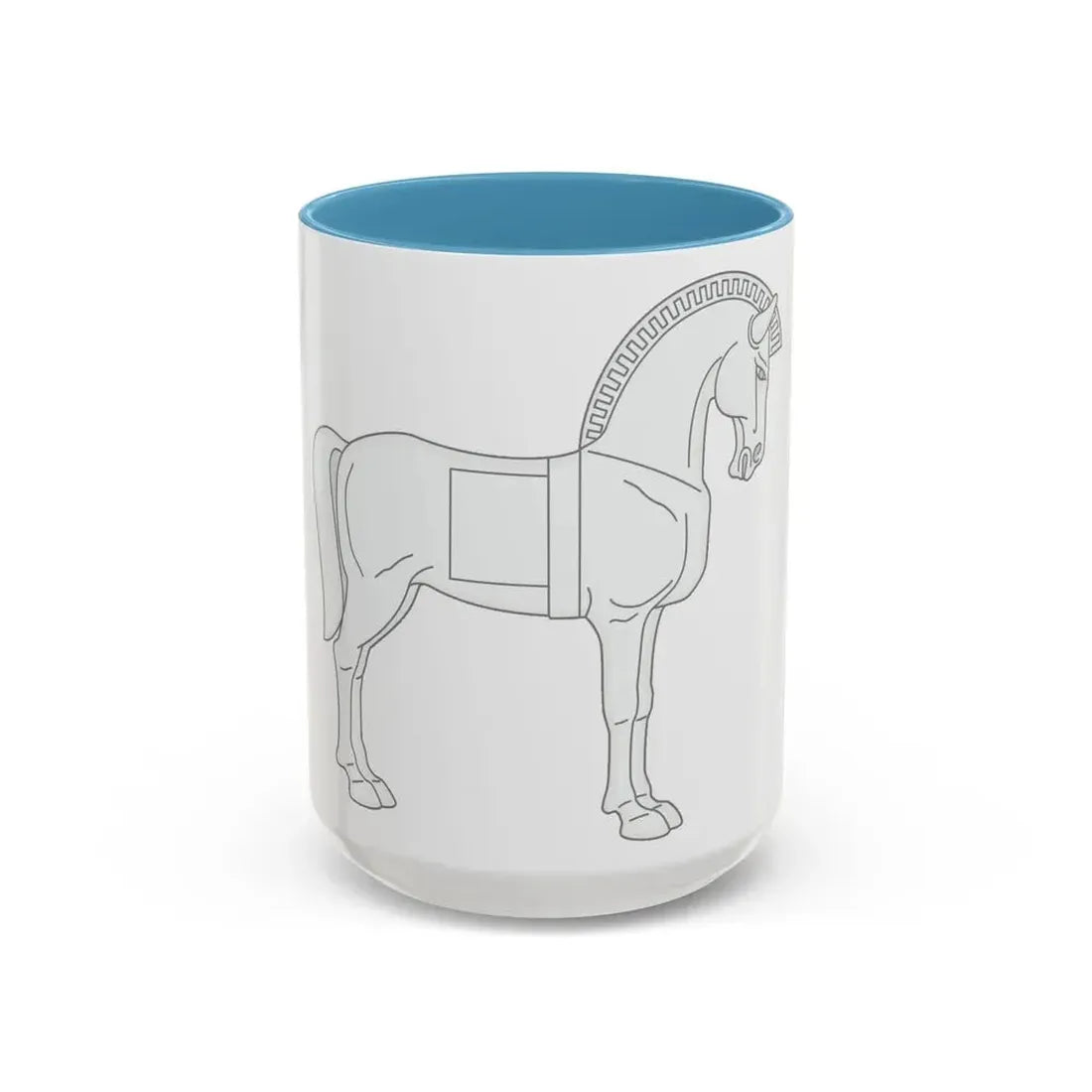 75 Engineer Battalion (U.S. Army) Accent Coffee Mug 15oz Light Blue - Go Mug Yourself