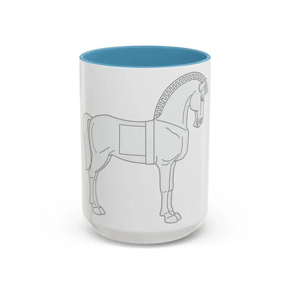 75 Engineer Battalion (U.S. Army) Accent Coffee Mug 15oz Light Blue - Go Mug Yourself