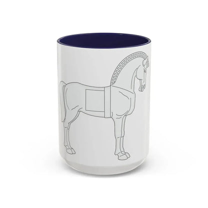 75 Engineer Battalion (U.S. Army) Accent Coffee Mug 15oz Navy - Go Mug Yourself