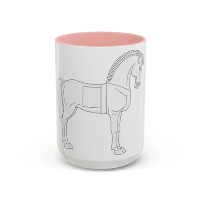 75 Engineer Battalion (U.S. Army) Accent Coffee Mug 15oz Pink - Go Mug Yourself