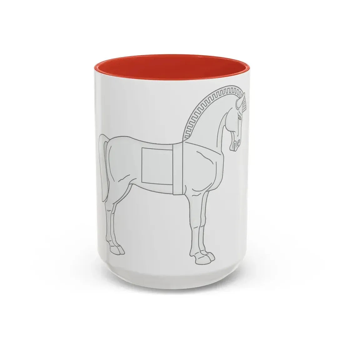 75 Engineer Battalion (U.S. Army) Accent Coffee Mug 15oz Red - Go Mug Yourself