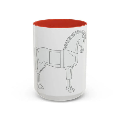 75 Engineer Battalion (U.S. Army) Accent Coffee Mug 15oz Red - Go Mug Yourself