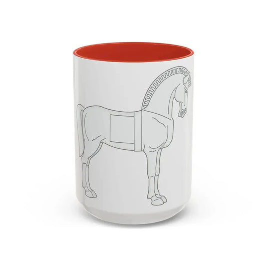 75 Engineer Battalion (U.S. Army) Accent Coffee Mug 15oz Red - Go Mug Yourself