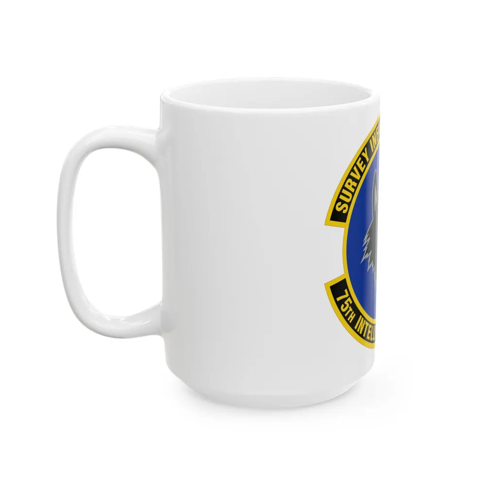 75 Intelligence Squadron ACC (U.S. Air Force) White Coffee Mug-Go Mug Yourself