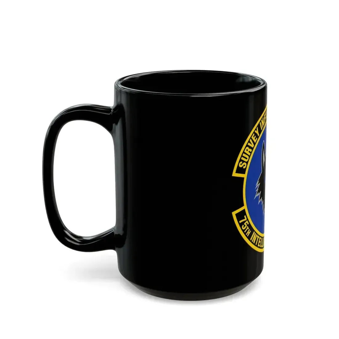 75 Intelligence Squadron ACC (U.S. Air Force) Black Coffee Mug - Go Mug Yourself
