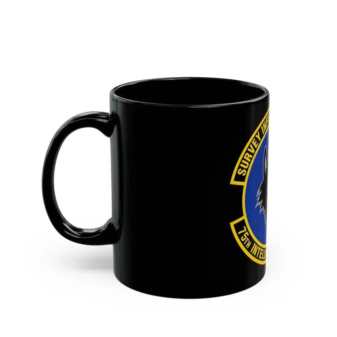 75 Intelligence Squadron ACC (U.S. Air Force) Black Coffee Mug - Go Mug Yourself