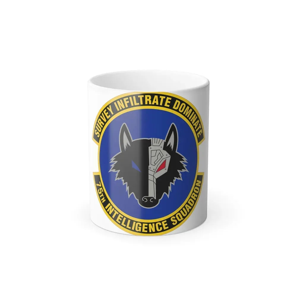 75 Intelligence Squadron ACC (U.S. Air Force) Color Changing Coffee Mug 11oz - Go Mug Yourself