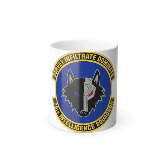 75 Intelligence Squadron ACC (U.S. Air Force) Color Changing Coffee Mug 11oz - Go Mug Yourself