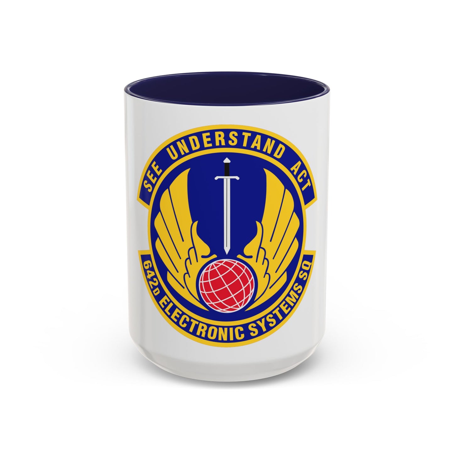 642d Electronic Systems Squadron (U.S. Air Force) Accent Coffee Mug