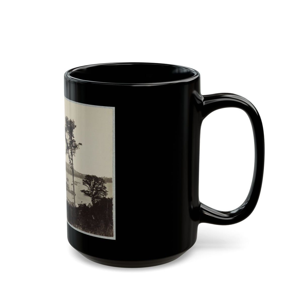 Belle Plain Landing, Va. 004 (U.S. Civil War) Black Coffee Mug